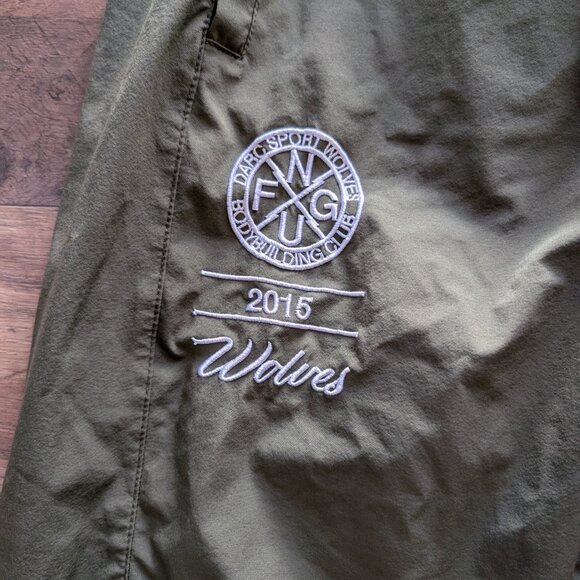 Darc Sport Wolves Club Pants  Medium Olive  Track Sweatpants Joggers Gym Active - Picture 3 of 6